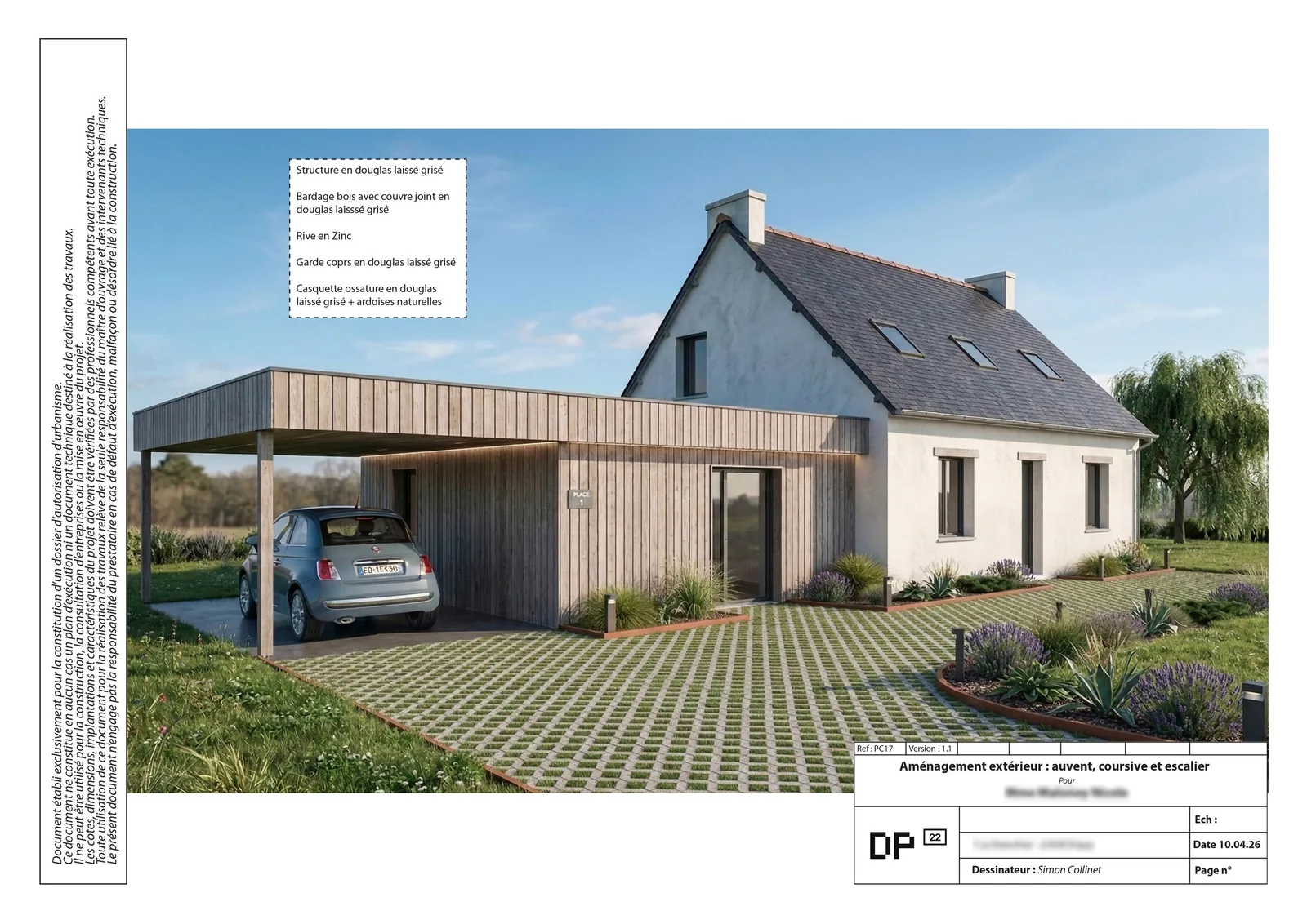 Modélisation 3D et visualisation d'un projet de maison