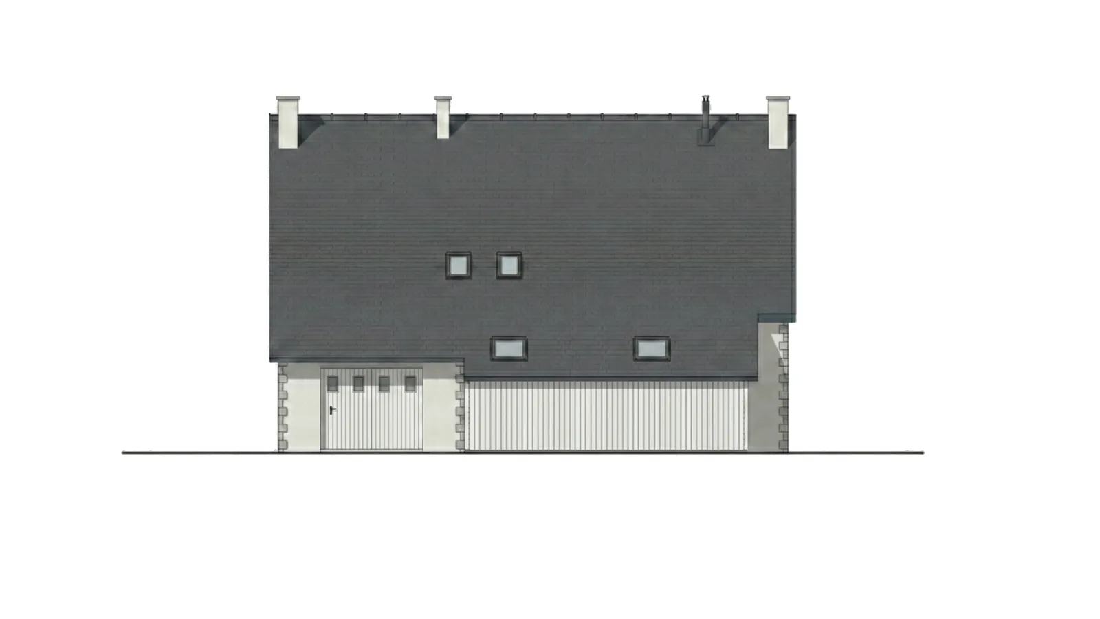 Élévation d'ensemble du projet d'Erquy