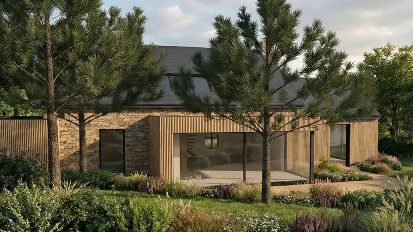 Vue 3D complémentaire du projet à Bréhat
