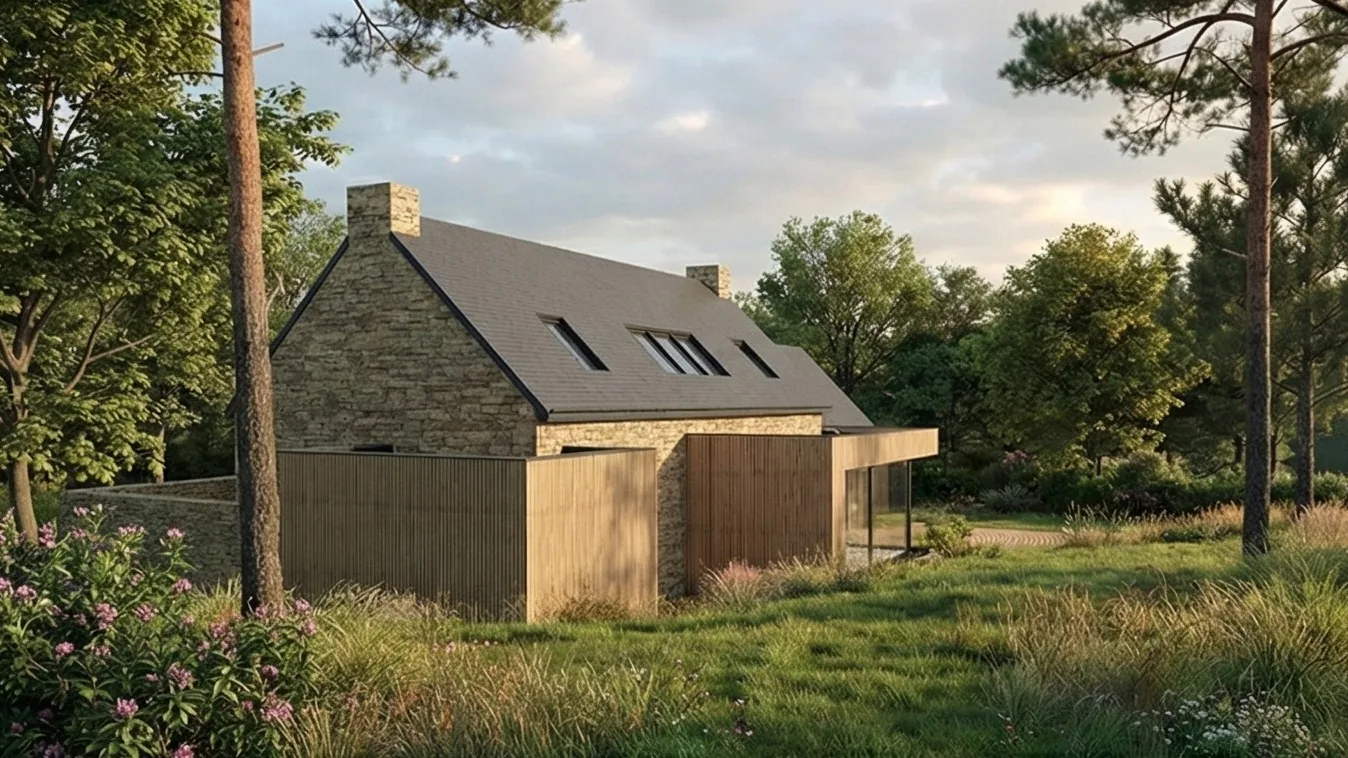 Modélisation 3D de la maison rénovée